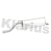 Klarius Box With Tail Pipe Rear fits Fiat Punto 2012 on 1.4
