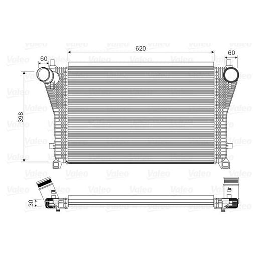 Valeo Intercooler (Charge Air Cooler) 818347