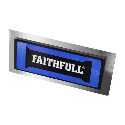 Faithfull Stainless Steel Flexifit Trowel with Foam 12in Faithfull - NN4 Online