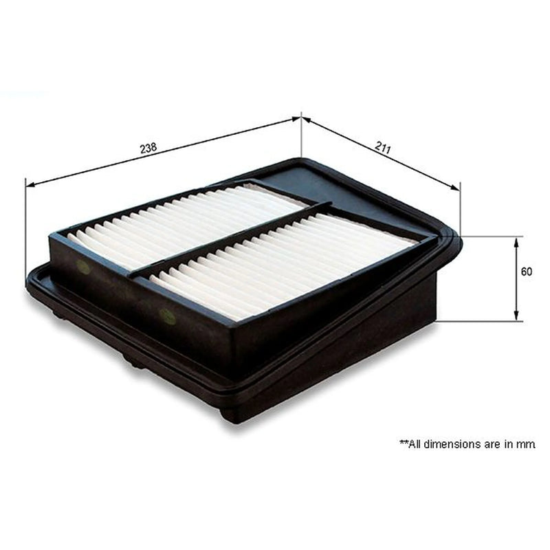 Comline Engine Air Filter fits Honda Accord IX 2014 on 2.4