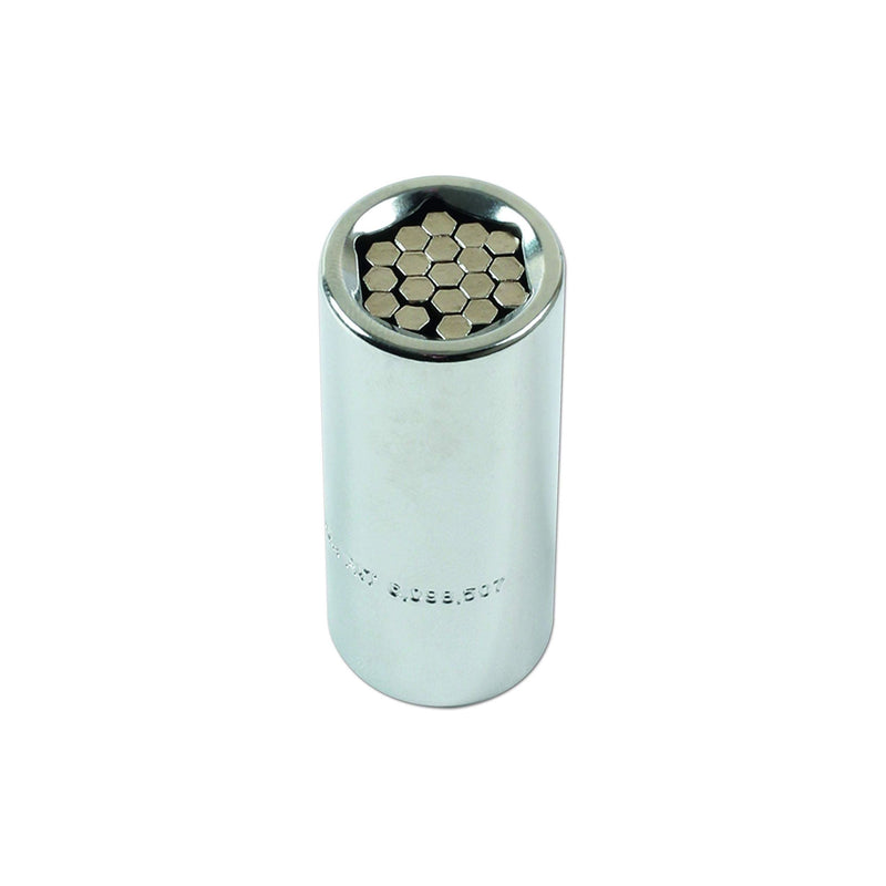 Laser Palm Ratchet with Survivor Socket 1/4"D 7201 Laser - Dynamic Drive