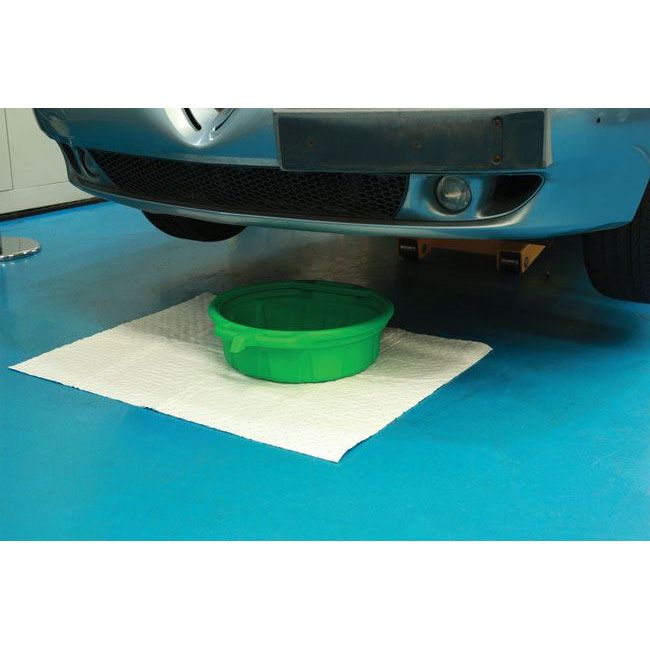 Laser Fluid Drain Pan - Green 7023 Laser - Dynamic Drive