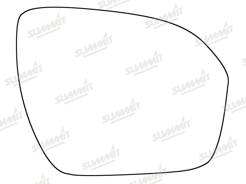 Summit Stick-On Standard Mirror Glass fits Range Rover Evoque 11 on RHS Summit - Bars 4 Cars