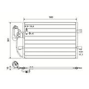 Valeo Air Conditioning Condenser 817659