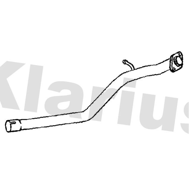 Klarius Exhaust Pipe OD fits Toyota Urban Cruiser 2009-2016 1.33