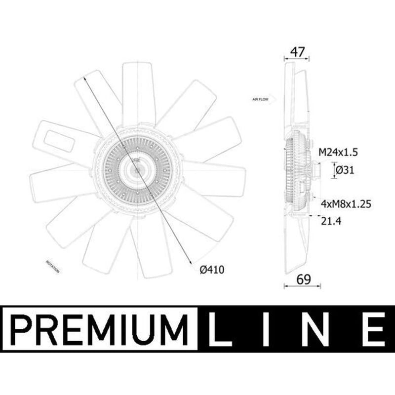 Mahle Engine Cooling Fan