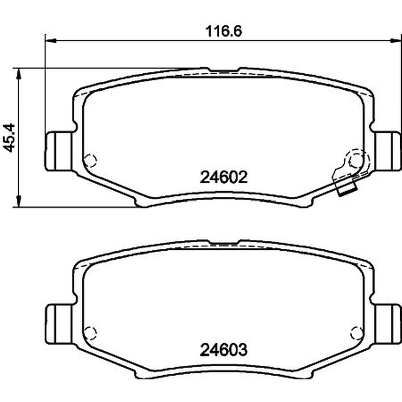 Mintex Front & Rear Brake Discs & Pads fits Jeep Wrangler III 2007-2011