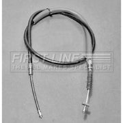 First Line Handbrake Cable Left Rear fits Volvo 440 1988-1996