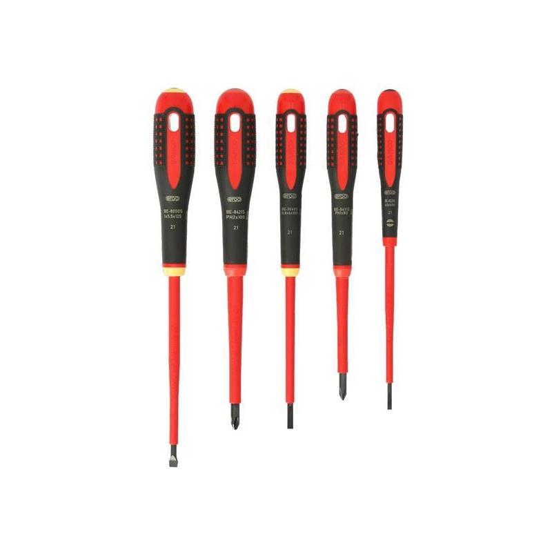 Bahco BE-9881S ERGO™ VDE Insulated Screwdriver Set, 5 Piece Bahco - NN4 Online