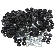 Connect 31540 Number Plate Self-Tappers No.8 x 3/4in. Black 100pc Connect - Dynamic Drive
