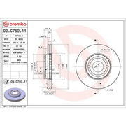 Brembo Front Brake Discs & Pads fits Ford Fiesta VII 2017-2021 1.0 1.1 1.5