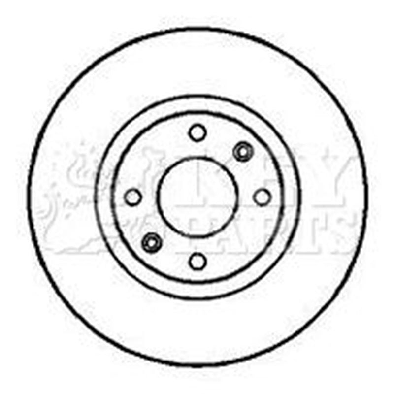 Key Parts Front & Rear Brake Discs & Pads fits Peugeot 308 Sw I 2007-2014 1.6