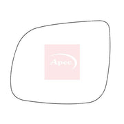 Apec Exterior Wing Mirror Glass Left fits Audi Q5 2009-2017 2.0 3.0