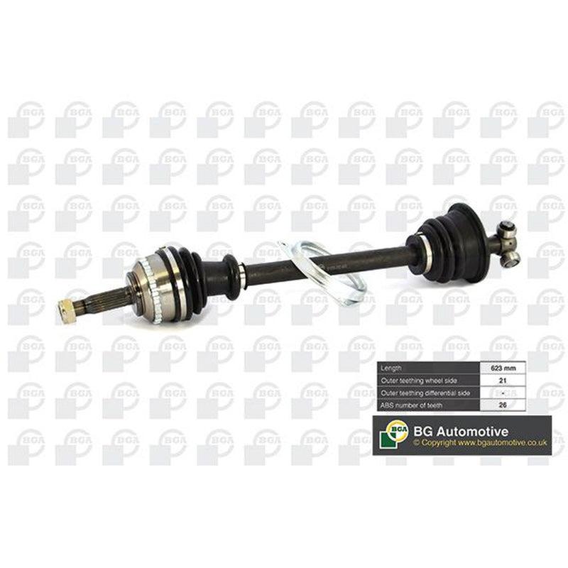 BGA CV Drive Shaft Driveshaft Front Left fits Renault Clio 1998-2016