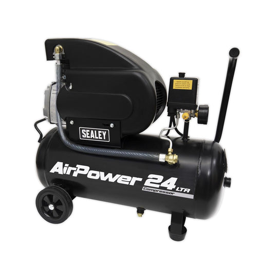 Sealey Air Compressor 24L Direct Drive 2hp SAC2420A Sealey - Dynamic Drive