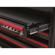 Sealey Rollcab 6 Drawer Wide Retro Style Black with Red Anodised Drawer Pulls Sealey - Dynamic Drive