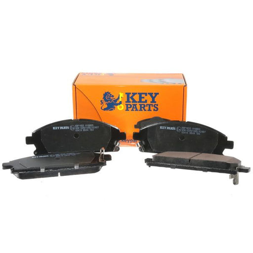 Key Parts Front Brake Discs & Pads fits Nissan X-Trail I 2001-2013 2.0 2.2 2.5