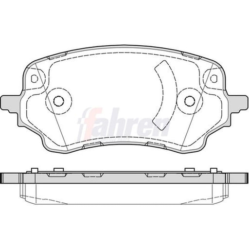 Fahren Front Brake Pad Set FBP3946