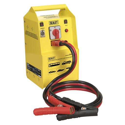 Sealey PowerStart Emergency Jump Starter 500hp Start 12/24V POWERSTART500 Sealey - Dynamic Drive
