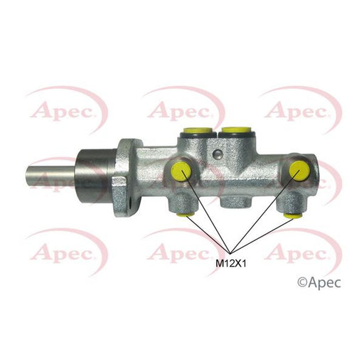 Apec Brake Master Cylinder Hydraulic Assembly fits Skoda Fabia II 2006-2014