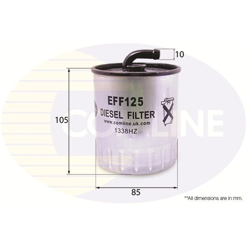 Comline Fuel Filter Element fits Mercedes-Benz A-Class 1998-2004