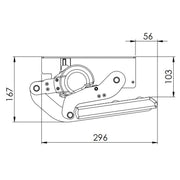 Manual 500mm Step with Seesaw Motion - Manual Motorhome Step with Seesaw Motion Nova - Dynamic Drive