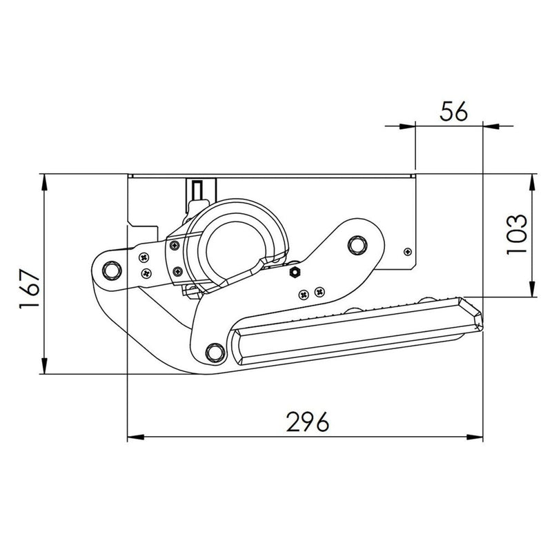 Manual 500mm Step with Seesaw Motion - Manual Motorhome Step with Seesaw Motion Nova - Dynamic Drive