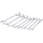 Draper Metric Midget Open End Spanner Set (8 Piece) 19754 Draper - Dynamic Drive