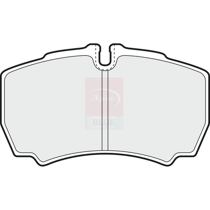 Apec Rear Brake Pad Set fits Ford Transit 2006-2014 2.2 2.3 2.4 3.2