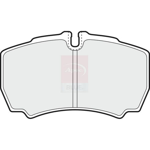 Apec Rear Brake Pad Set fits Ford Transit 2006-2014 2.2 2.3 2.4 3.2