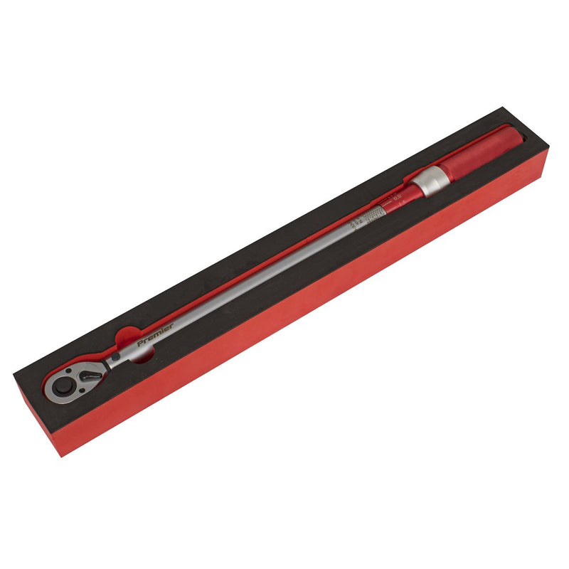 Sealey Torque Wrench Micrometer Style 1/2"Sq Drive 60-330Nm Calibrated STW905 Sealey - Dynamic Drive