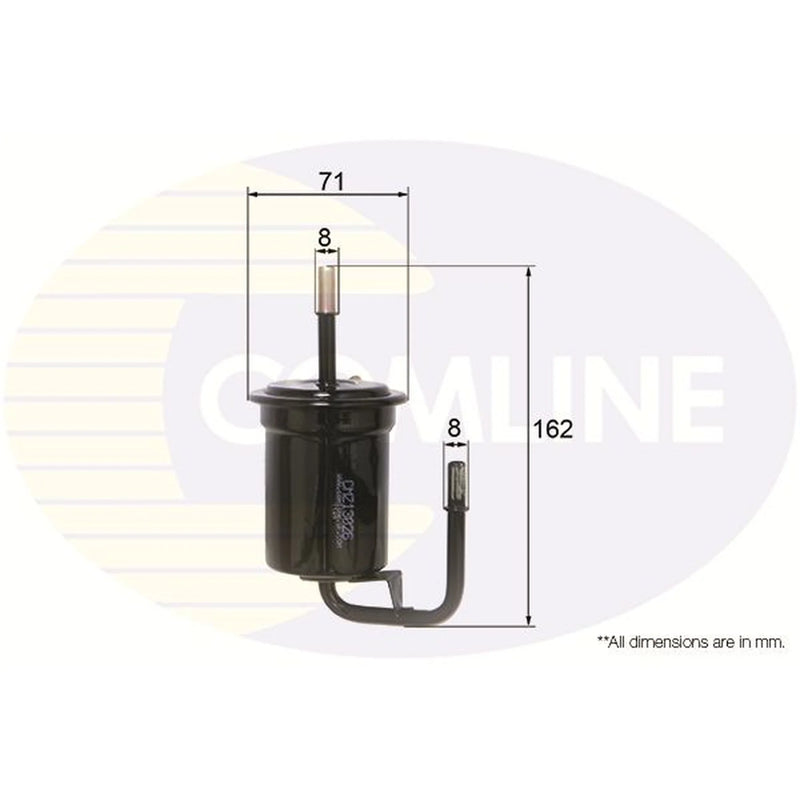 Comline Fuel Filter Element fits Mazda MX-5 1998-2005 1.6 1.8