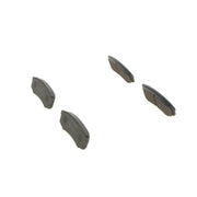 Bosch Front & Rear Pads fits Toyota Land Cruiser 80 1990-1997 4.0 4.2 4.5