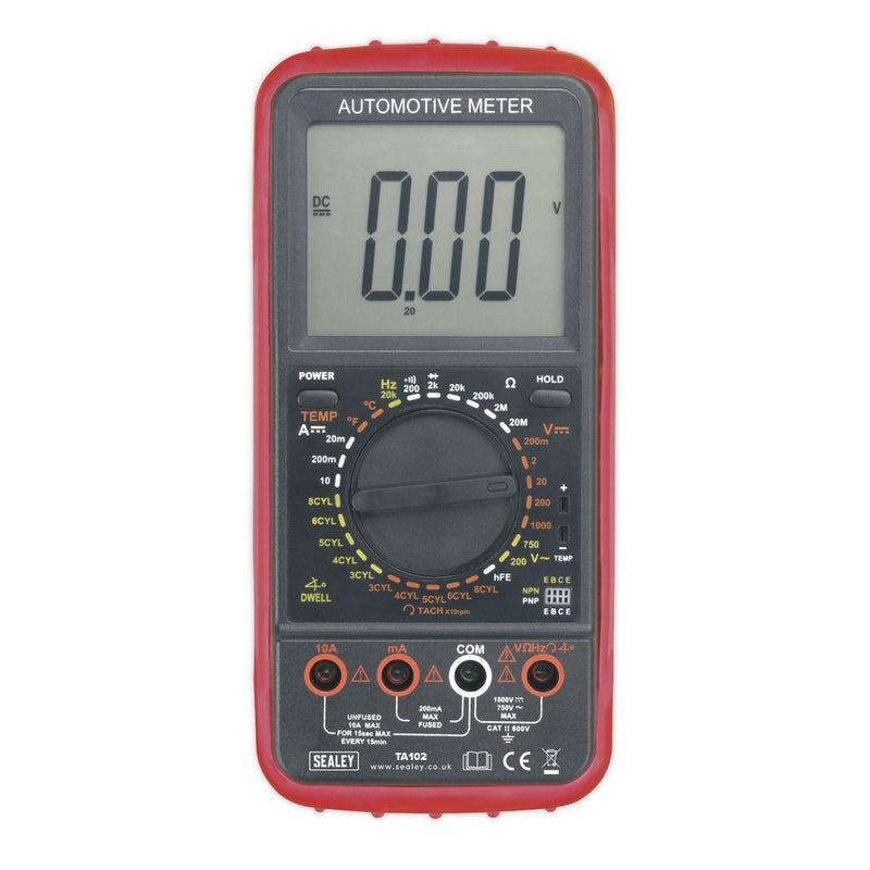 Sealey Digital Automotive Analyser 11-Function TA102 Sealey - Dynamic Drive