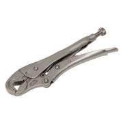 Sealey Locking Pliers Round Jaws 195mm 0-35mm Capacity AK6871 Sealey - Dynamic Drive