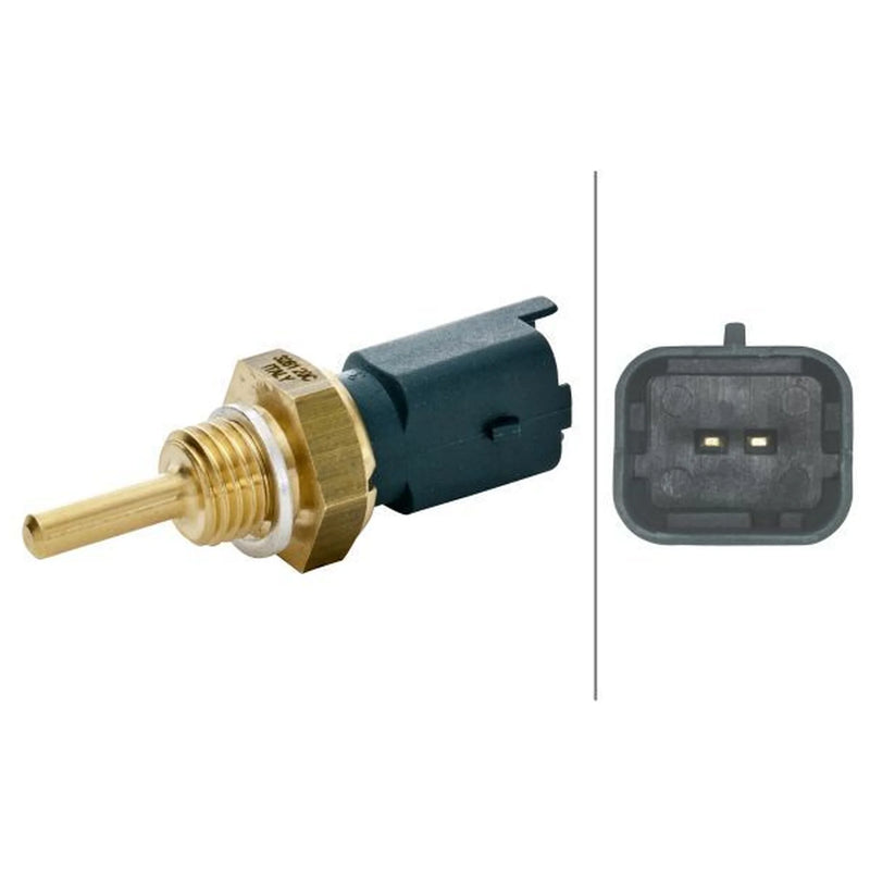 Hella Coolant Temperature Sensor fits Fiat Doblo Box Body/Mpv 2006 on 1.3