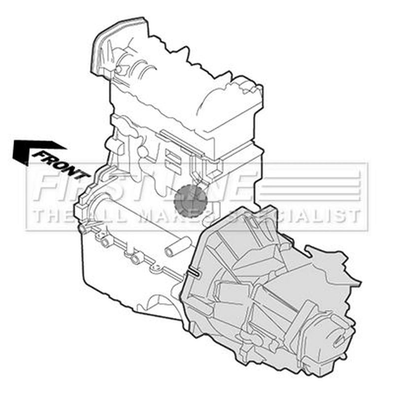 First Line Engine Mount Mounting fits Audi A4 B8 2007-2015 2.0