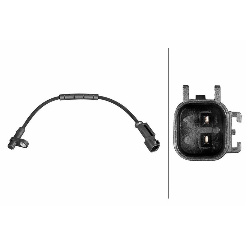 Hella ABS Wheel Speed Sensor Front fits Ford Transit V363 2013-2024 2.0 2.2
