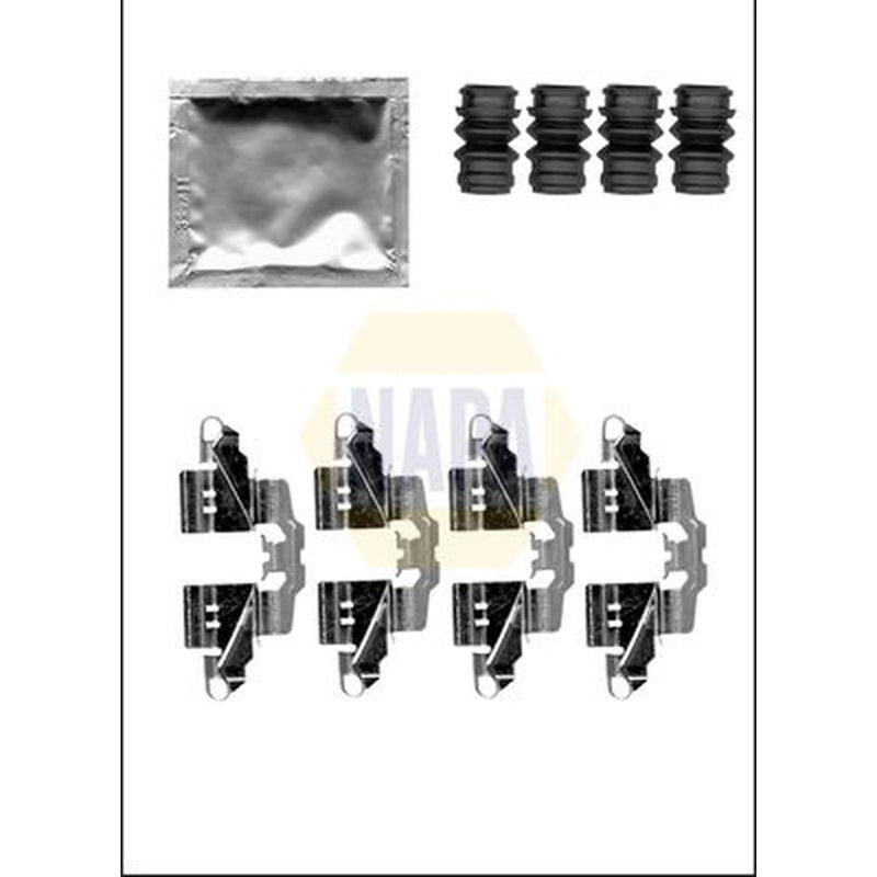 NAPA Brake Pad Accessory Fitting Kit Rear fits Aston Martin Cygnet 2011-2013 1.3