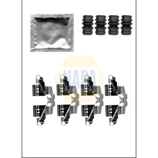 NAPA Brake Pad Accessory Fitting Kit Rear fits Aston Martin Cygnet 2011-2013 1.3