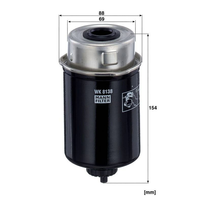 MANN-FILTER Fuel Filter Element