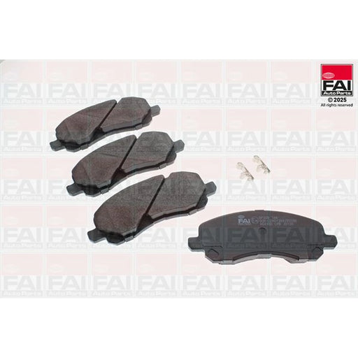 FAI Front Brake Pad Set fits Citroën C4 Aircross 2012 on 1.6 1.8