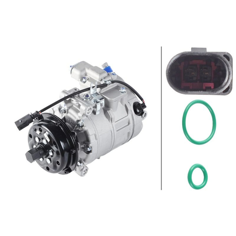 Hella Air Conditioning Compressor fits VW Multivan 2003-2009 2.5