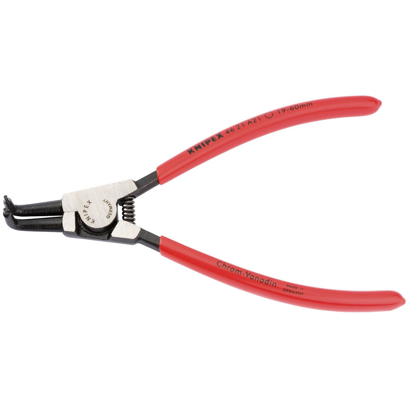 Draper Knipex 46 21 A21 SBE A21 Bent External Circlip Pliers, 19 - 60mm 50746 Draper - Dynamic Drive