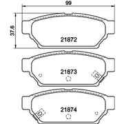 Mintex Front & Rear Brake Discs & Pads fits Mitsubishi Lancer Station 1995-2003