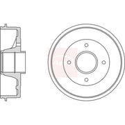 Apec Brake Drum Assembly