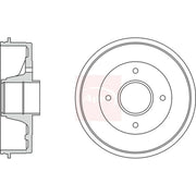 Apec Brake Drum Assembly DRM9148