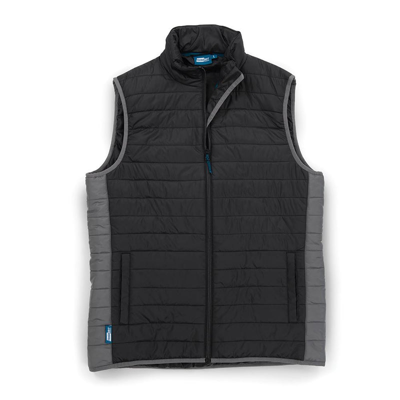 Tough Grit 2-Tone Body Warmer Black / Charcoal M 822976 Tough Grit  - Dynamic Drive