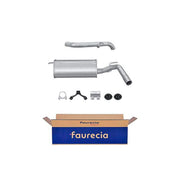 Hella End Silencer Rear fits Audi A2 2000-2005 1.4