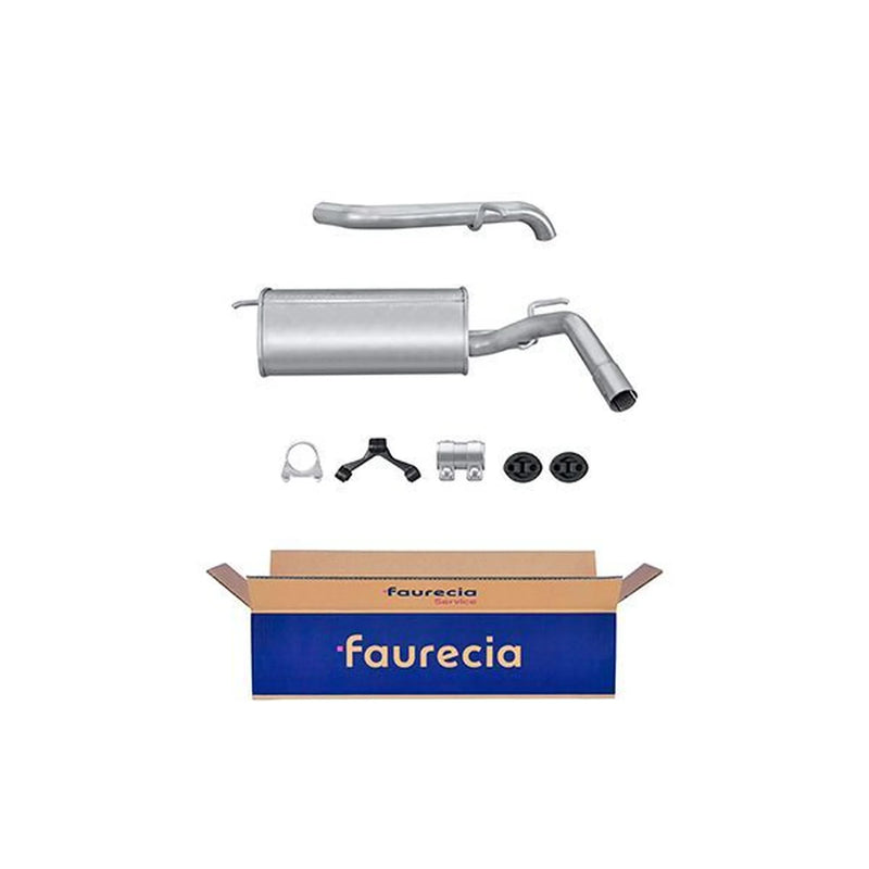 Hella End Silencer Rear fits Audi A2 2000-2005 1.4